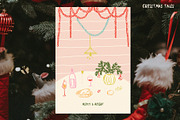 Whimsical Christmas hand drawn set, a Seasonal Illustration by Madiwaso (Thumbnail 6 of 12)