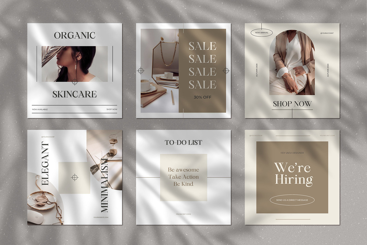 CANVA Elegant Social Media Templates, a Social Media Template by AndrewPixel (Photo 6 of 12)
