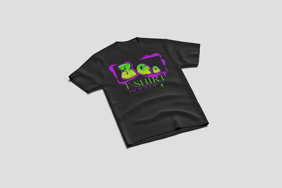 T-Shirt Mockup T Shirt, a Merchandise Mockup by Pikachudesign (Photo 2 of 4)