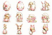 Whimsical Happy Easter Day Clipart, an Illustration by Designworld (Thumbnail 3 of 8)