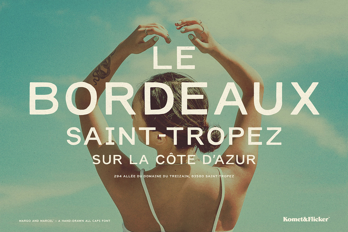Margo and Marcel - A Hand-Drawn Font, a Sans Serif Font by Komet & Flicker (Photo 5 of 15)