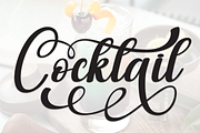 Cocktail | Script Font, a Handwritten Font by Scratchones (Thumbnail 1 of 9)