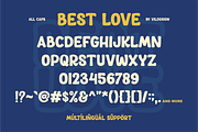 Best Love a Fun Display Font, a Sans Serif Font by Vilogsign (Thumbnail 6 of 7)
