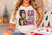 Tattoo Girl PNG I'm Not Rude Quotes, a Seasonal Illustration by Rose Art (Thumbnail 4 of 4)