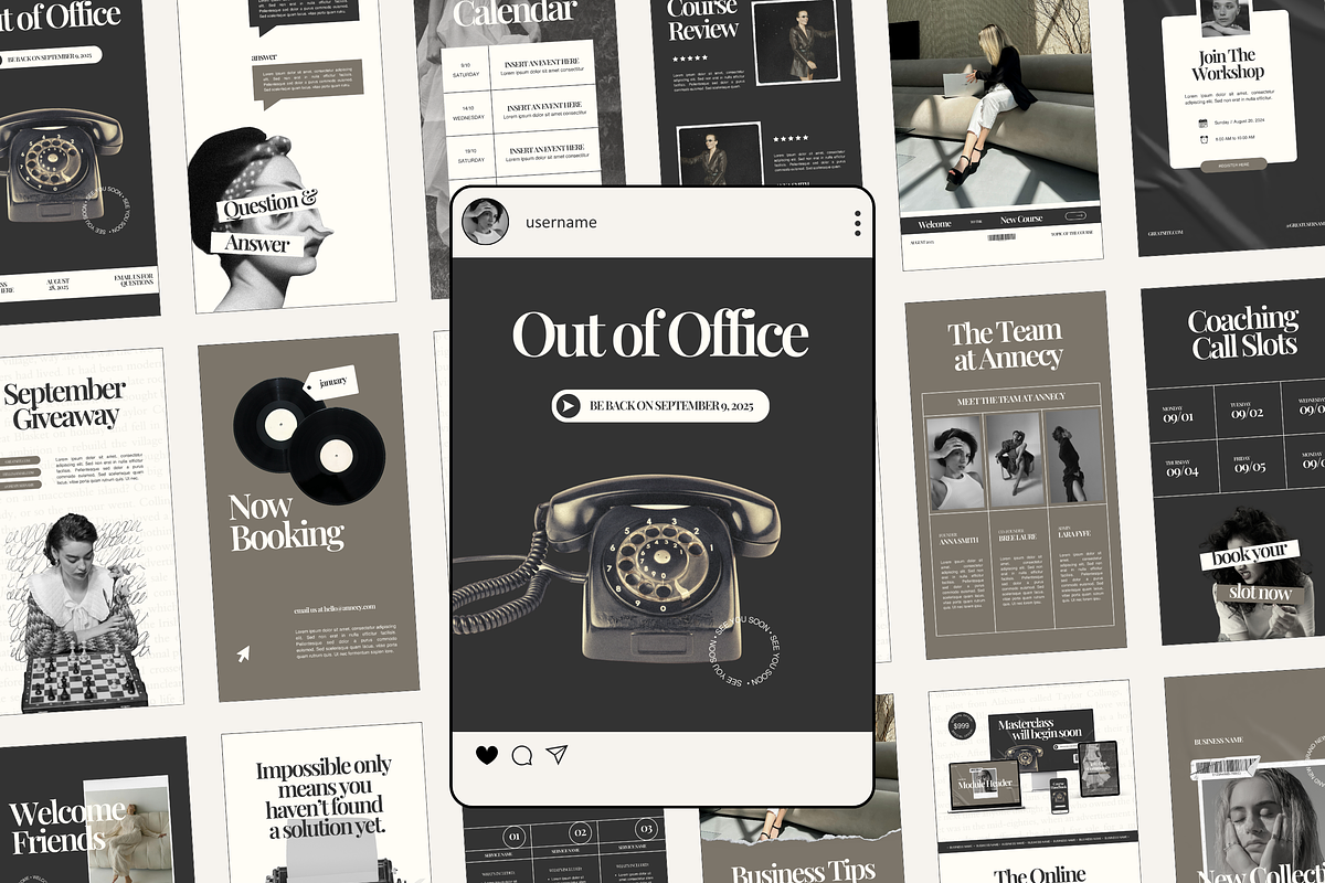 Modern Instagram Stories Posts Canva, a Social Media Template by Branding Babe Co. (Photo 1 of 7)