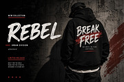 Rebel Brush is a bold, a Script Font by Wow Magic (Thumbnail 3 of 6)