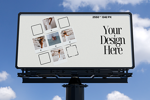 Outdoor Billboard Mockup Template, an Advertising Mockup by PaperMoon