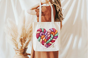 Crochet Style Love Png,Faux Knitted, an Illustration by Designking (Thumbnail 6 of 6)