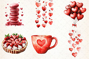 Red Mother's Day Sublimation Clipart, an Illustration by Libby Wishes (Thumbnail 2 of 7)