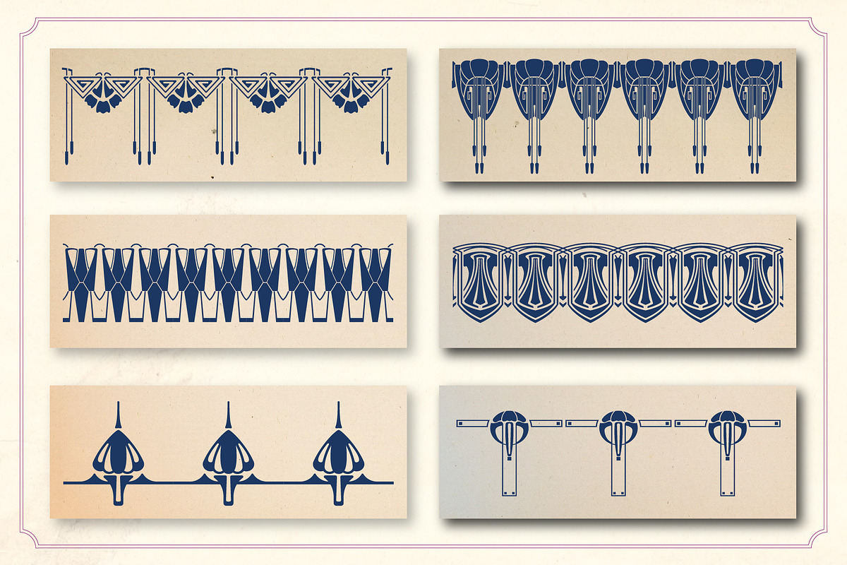 Vintage Art Deco Brushes, a Brush Add-On by Mr Vintage (Photo 4 of 8)