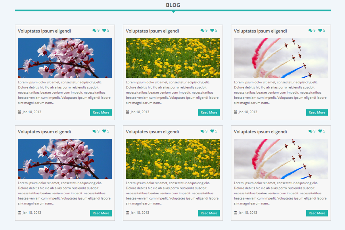 CleanBiz – Bootstrap One Page, a Bootstrap Template by Sunflower Theme (Photo 5 of 5)