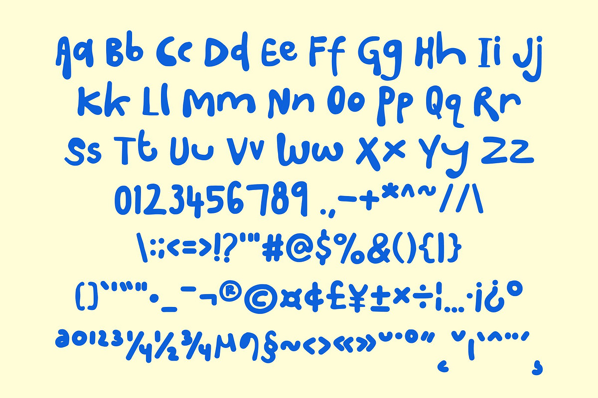CS Aylios – Hand Drawn Font, a Handwritten Font by Craft Supply Co. (Photo 8 of 8)
