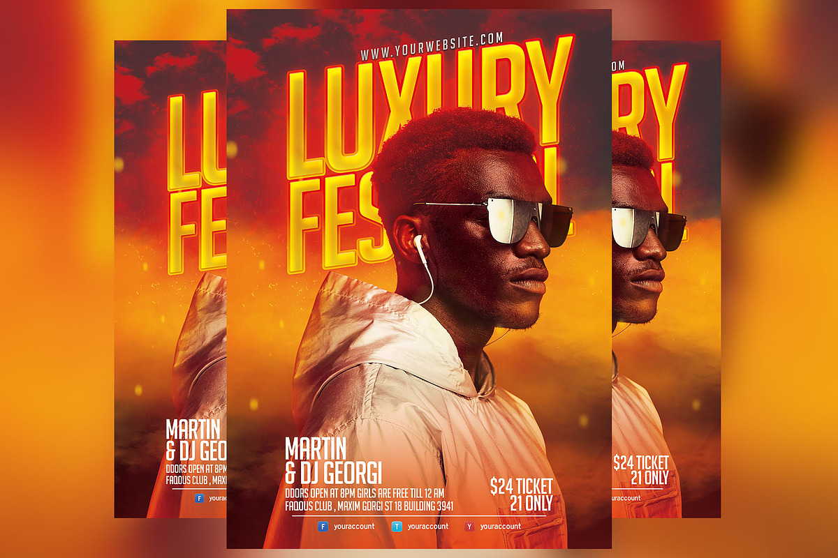 Luxury Festival Flyer, a Flyer Template by bunebx (Photo 1 of 4)