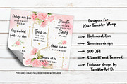 Floral Bible Verse Tumbler PNG, a Pattern Graphic by TumblerArtDS (Thumbnail 3 of 3)
