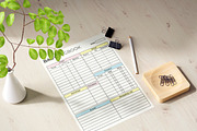 Editable Baby Daily Log | Baby Care, a Print Template by Graphicsnext (Thumbnail 6 of 7)