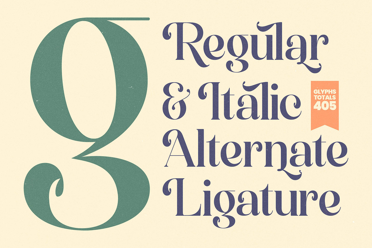 Humble Garden Elegant Luxury Serif, a Serif Font by timelesstype.co (Photo 8 of 15)