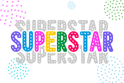 Glitter Day - Kids Font Types, a Font by KiddoGlyphs Studio (Thumbnail 2 of 8)