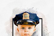 Watercolor Cartoon Portrait Art, an Action Add-On by MRI STUDIO (Thumbnail 16 of 24)