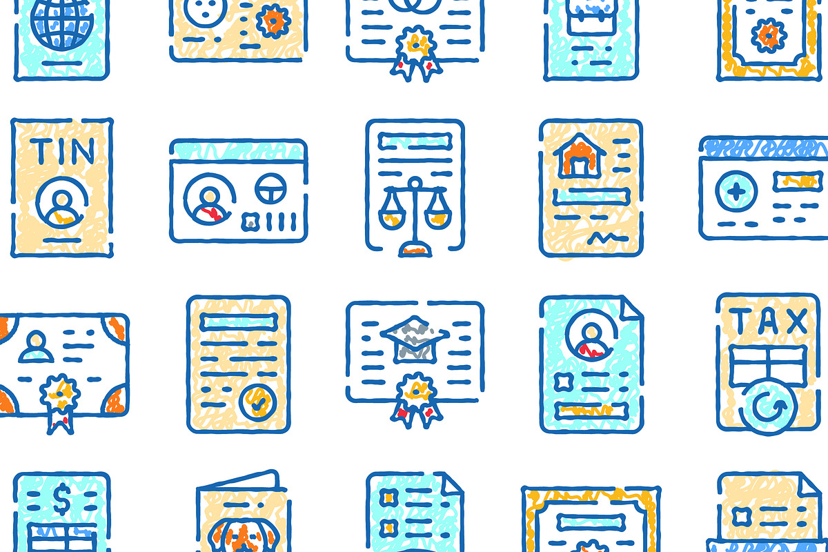 Official document icons representing, an Object Graphic by pikepicture (Photo 3 of 3)