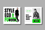 Fashion Social Media Template Design, a Social Media Template by MightyDesign (Thumbnail 4 of 8)