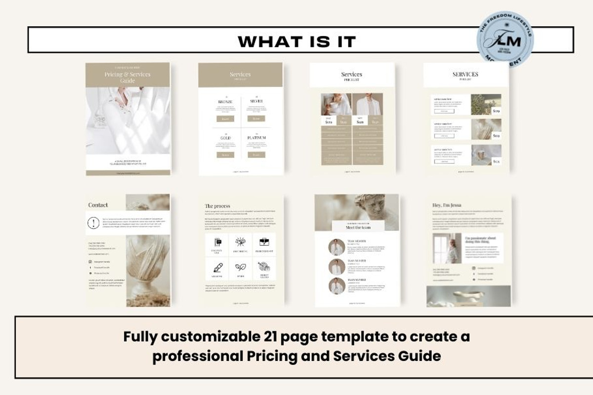 Pricing Guide - White Luxe, a Social Media Template by Freedom Business Shop (Photo 3 of 11)