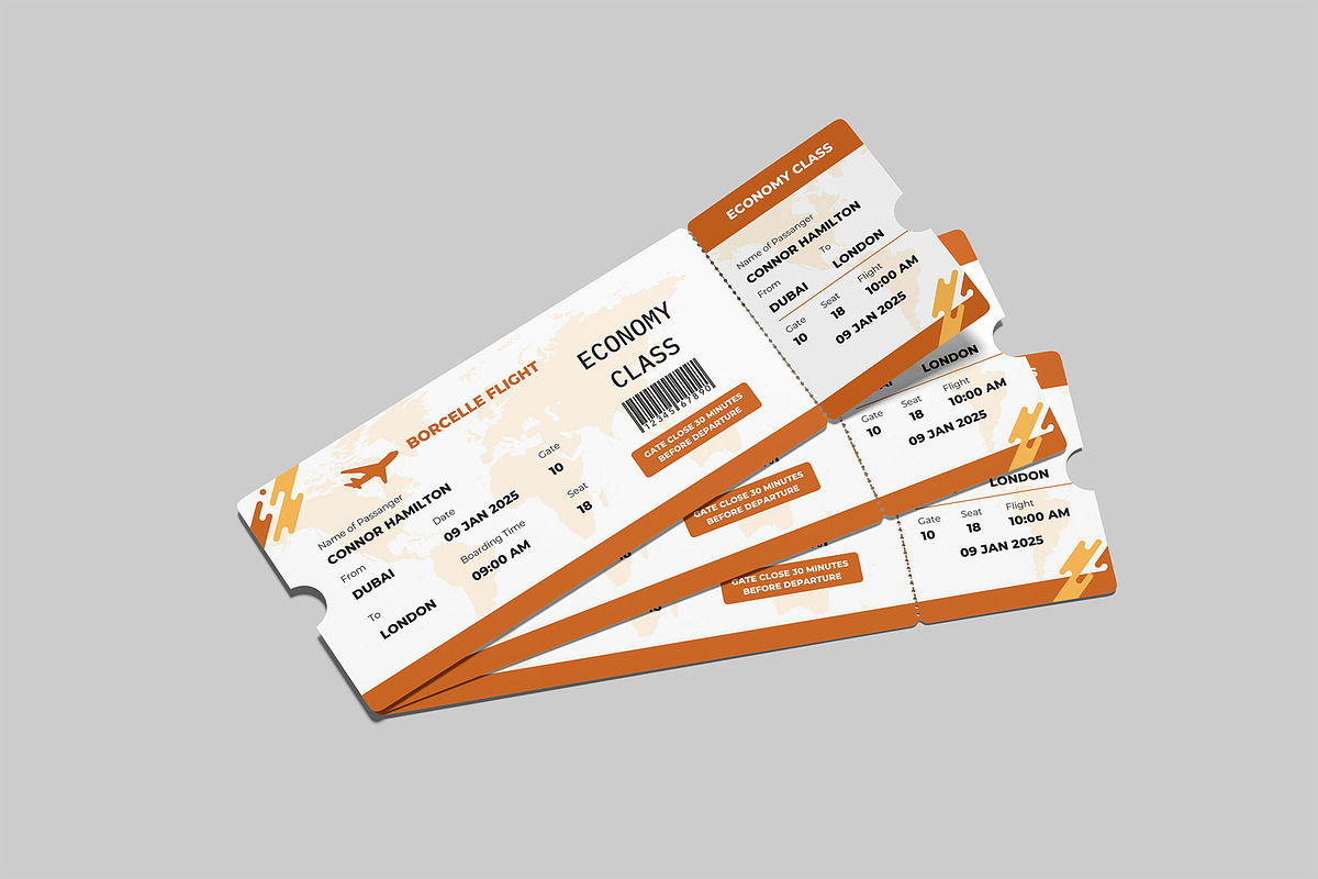 Ticket Mockup, a Product Mockup by graphictime (Photo 10 of 12)
