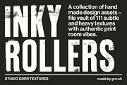 Inky Rollers - Unique Textures, a Texture Graphic by Studio GRRR (Thumbnail 1 of 7)