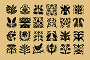Folk Art Clipart | Art Nouveau Set, a Decorative Illustration by Favete Art (Thumbnail 6 of 19)