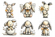 Easter Pink Bunny Clipart, an Illustration by Daily.Designs (Thumbnail 3 of 8)
