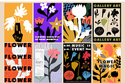 Abstract Floral clip arts & patterns, a Pattern Graphic by PixelAesthetic (Thumbnail 6 of 13)