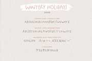 Wintery Holidays font duo, logos, a Script Font by Tabita's shop (Thumbnail 17 of 18)