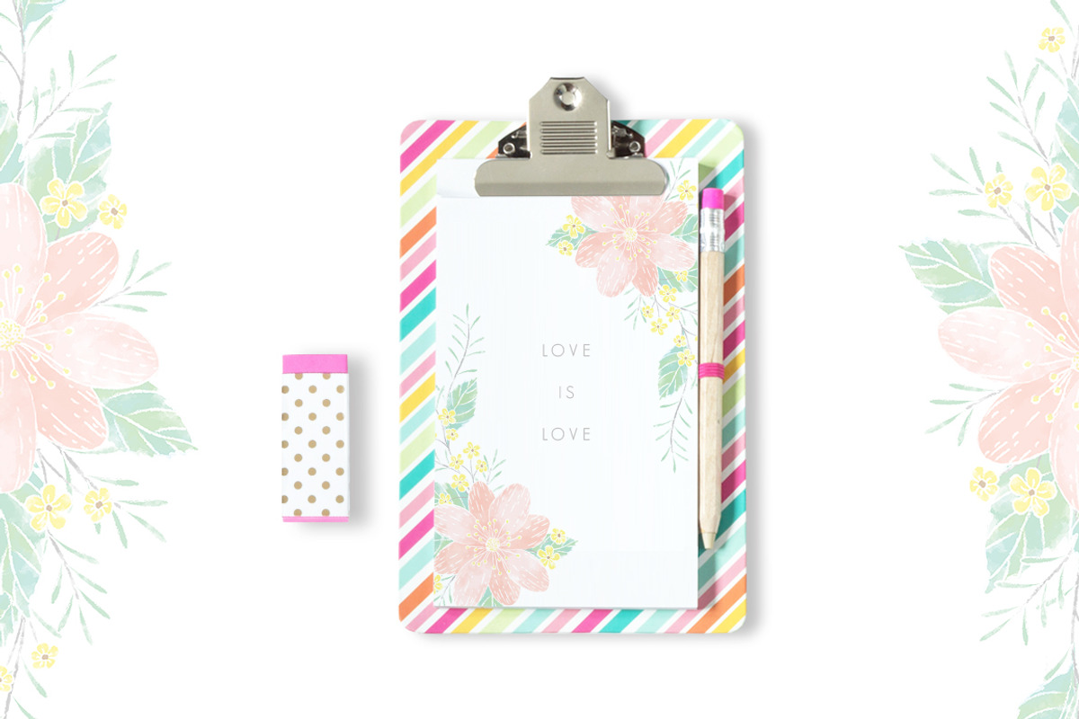 Gentle Spring Bloom & Monograms, an Illustration by Euonia Meraki (Photo 10 of 11)