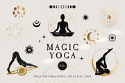 Magic Yoga Esoteric Set, a Healthcare Illustration by NassyArt (Thumbnail 1 of 14)