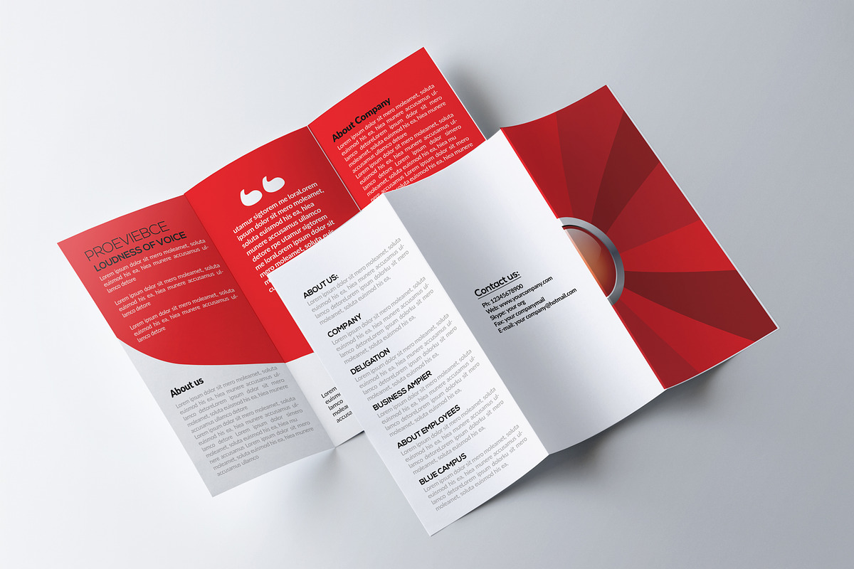 5 Corporate Tri Fold Bundle, a Brochure Template by Business Flyers (Photo 5 of 6)