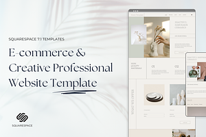 Squarespace Template - Creative Shop