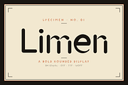 Limen — Bold Rounded Display Font, a Handwritten Font by Lettra Studio (Thumbnail 1 of 14)