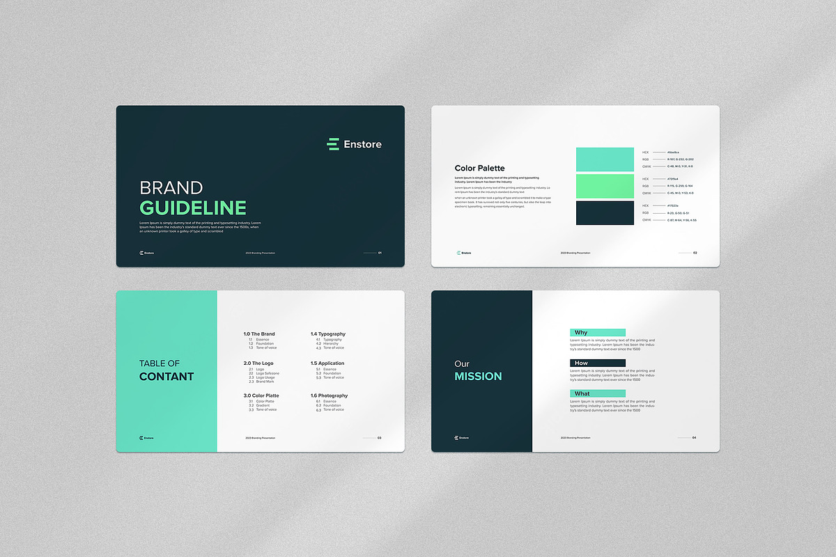 Brand Guidelines Template Indesign