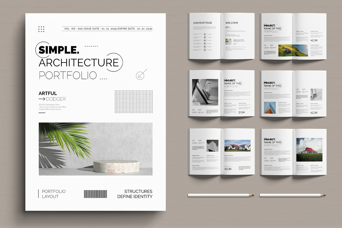 Architecture Portfolio, a Brochure Template by MightyDesign (Photo 1 of 6)