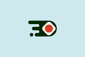 Sushi delivery minimalist logotype, a Templates & Theme by Himalia1