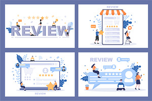 12 Review Customer Illustration