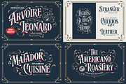 Vintage Font Bundle & Ornaments, a Font by Arterfak Project (Thumbnail 3 of 13)