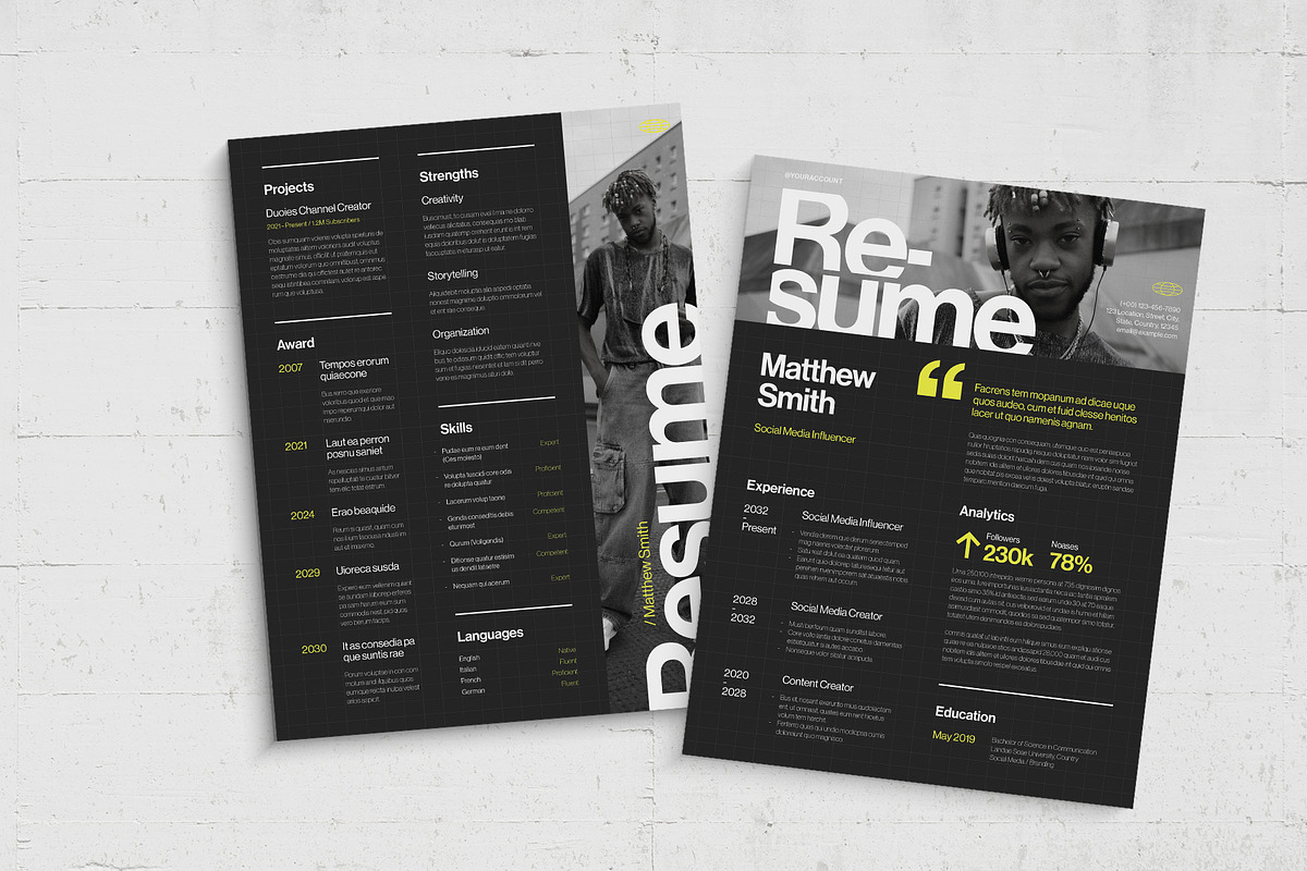 CV Resume, a Resume Template by BrandPacks (Photo 3 of 5)