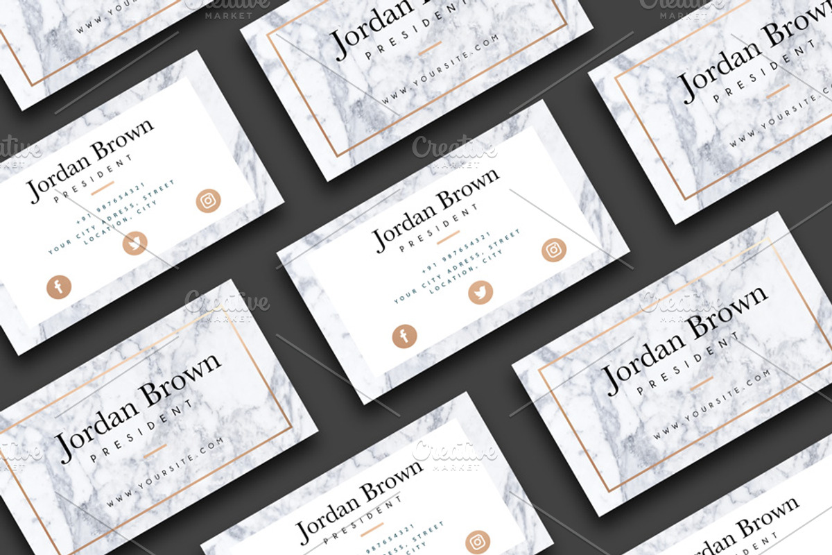 White Pebble | Business Card, a Templates & Theme by Gabellare (Photo 1 of 5)