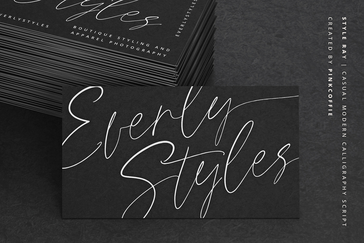 Style Ray | Casual Chic Script Font preview 4