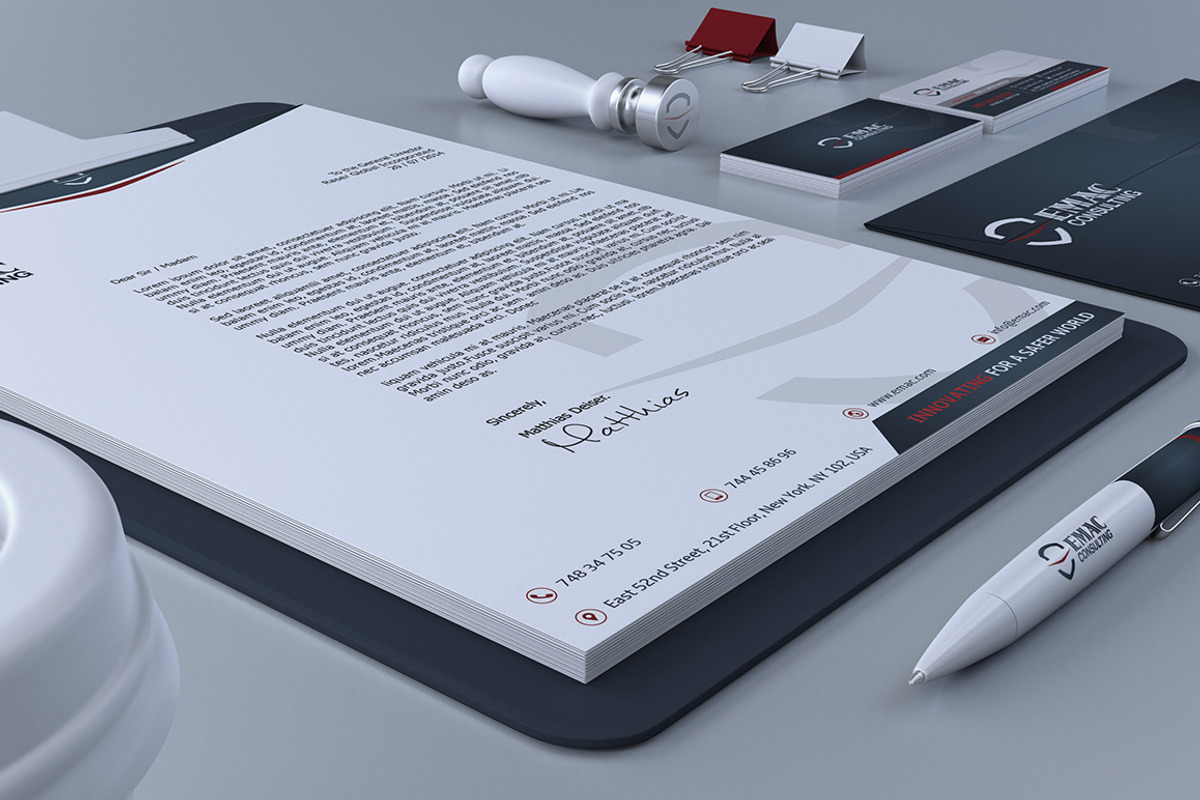 Blue Corporate Identity, a Stationery Template by Marvel (Photo 3 of 5)