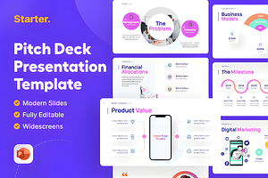 Start-Up Pitch Deck Presentation, a Marketing Template by Ink Gallery