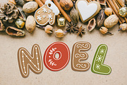 Gingerbread Letters, an Illustration by Quirky Queen Media (Thumbnail 3 of 8)