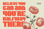 Wirklich - Vintage Sans Serif Typefa, a Sans Serif Font by Masyafi Studio (Thumbnail 4 of 8)