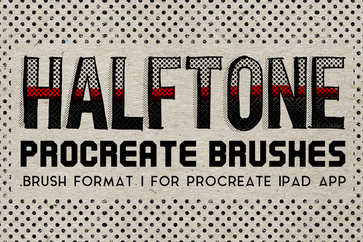 Halftone Procreate Brushes preview 7
