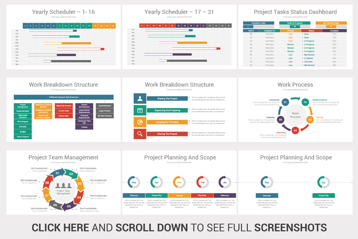 Project Planning PowerPoint Design, a Presentation Template by OceanArt (Photo 8 of 18)
